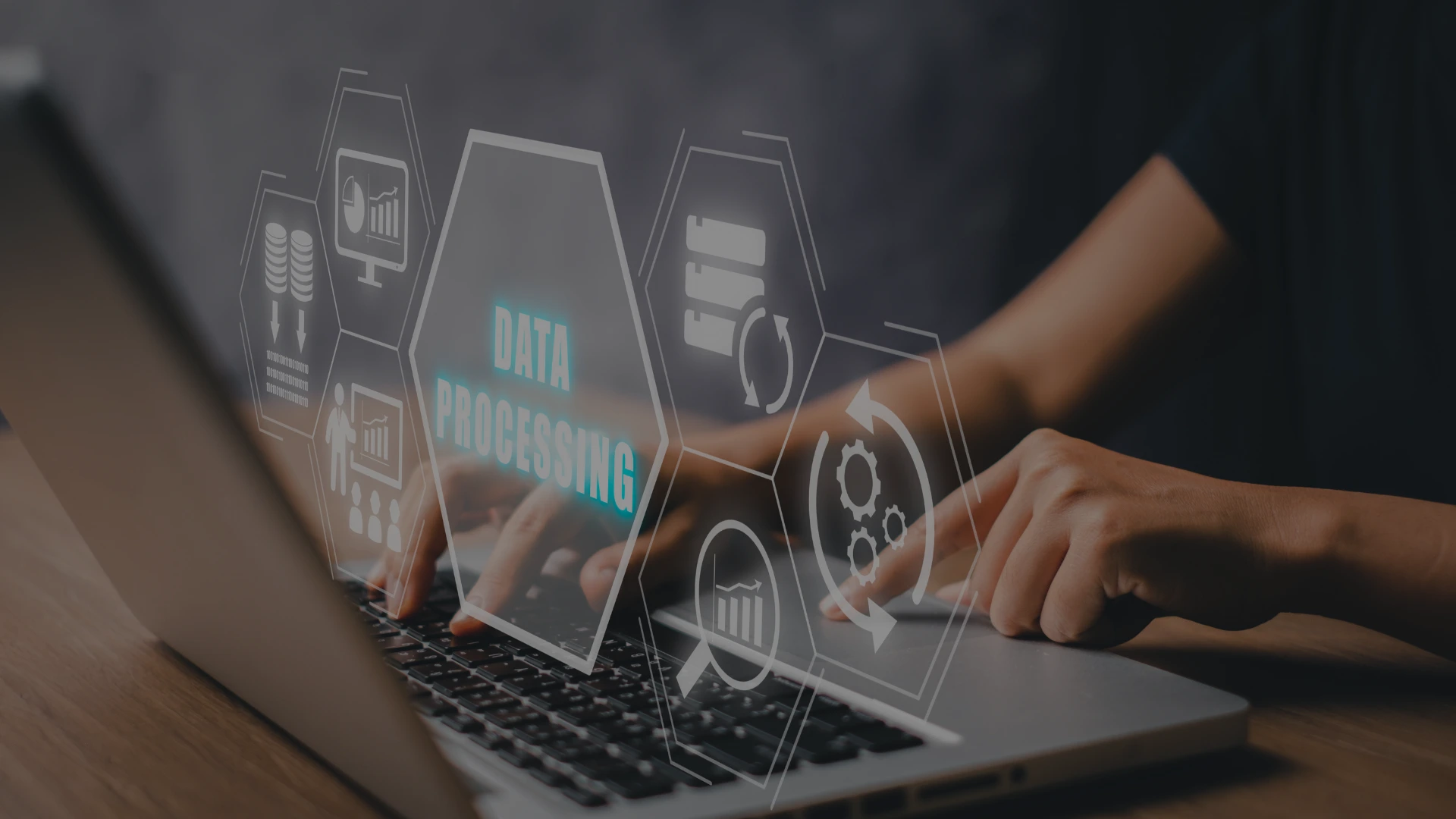 Backup de dados sendo realizo em um computador